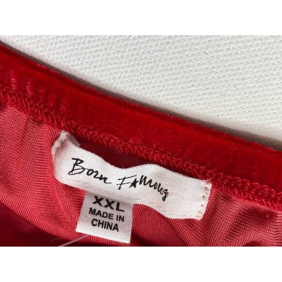 Reindeer Ugly Christmas Party Jumpsuit Women's XXL 2XL Red Black Green‎ NEW - Picture 7 of 11